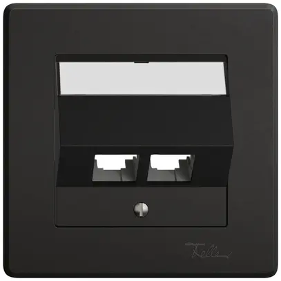 Kit di montaggio INC EDIZIO.liv EASYNET S-One SNAPFIX® inclinato per 2×RJ45 ne 