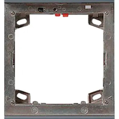 Cadre de montage Siedle, en zinc moulé, 1 module de fonction, gris 
