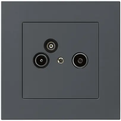 Prise pour antenne ENC R/TV/données kallysto.pro 2GHz 19db anthracite 
