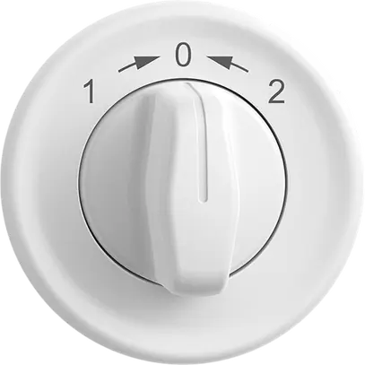Contatto rotativo STANDARDdue SNAPFIX® 1->0<-2/1P con manopola girevole bi 