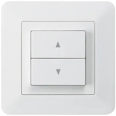 Pulsante per tapparelle INC kallysto.trend con 2 tasti di comando bianco 