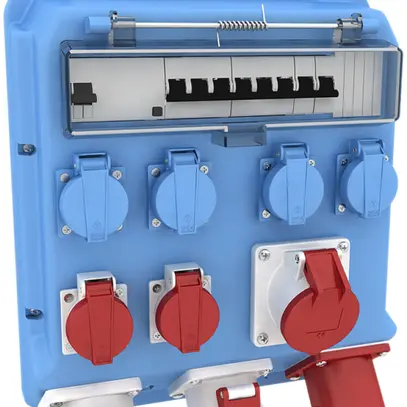 Distributore materia sintetica Bals EVKB 50, blu IP44 