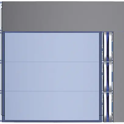 Façade avec 3 boutons pour module d'appel avec 4 boutons Sfera gris graphite 