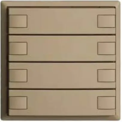 KNX-Taster RGB EDUE, 250mW, o.LED, 8×Taste, 1×Tastenb., sa 