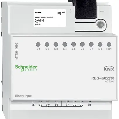 Entrata binaria AMD KNX Schneider Electric 8×230V, MTN644692 