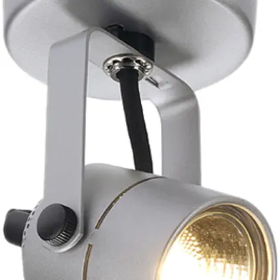 Plafoniera/lpda a muro SLV SPOT 79, GU10 50W IP20 grigio argento 