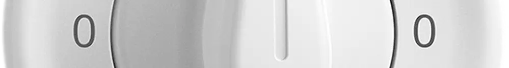 Interruttore rotativo INC STANDARDdue 2/1L 0-Hand-0-Automat bianco 