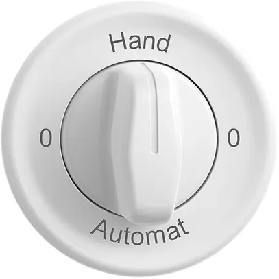Interruttore rotativo INC STANDARDdue 2/1L 0-Hand-0-Automat bianco 