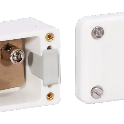 Boîte de jonction AP mouillé Fixer 3×1.5mm² IP54 500V blanc 