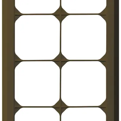 Telaio di copertura INC kallysto.line 4×2 marrone 152×272mm 