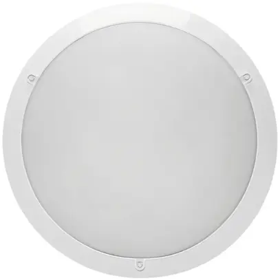 Plafoniera/lpda muro LED INFINI 3000lm 35W HF esteso Ø435mm antivandalo bianco 