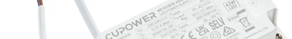 Alimentazione LED DOTLUX QUICK-FIXadapt CC 12.6…42W 25…42V 300…1050mA ON/OFF 