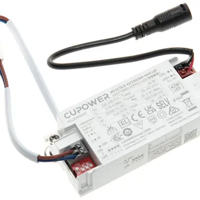 Alimentazione LED DOTLUX QUICK-FIXadapt CC 12.6…42W 25…42V 300…1050mA ON/OFF 