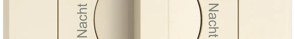 UP-Montageset EDIZIO.liv SNAPFIX® f.Drehschalter m.Griff Nacht-Tag-Nacht-Tag cr 
