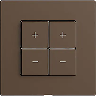 Stazione secondaria per dimmer 2c/4t WLAN Edue Wiser coffee 
