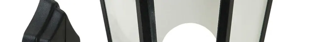 Applique Nordlux Cardiff Up 1×E27 60W IP44 270mm noir 