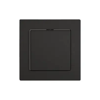 Kit di montaggio EDIZIO.liv SNAPFIX® interr.e cont.c.1 tasto lente lat.ne 