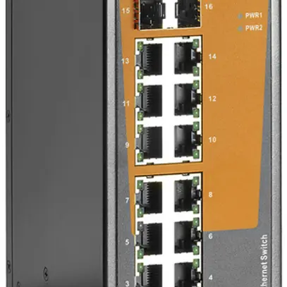 Switch WM IE-SW-EL16-14TX-2FESFP, 14×RJ45 FE+2×SFP FE unmanaged 