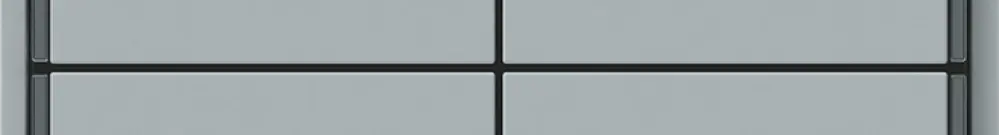 Poussoir KNX KAL 4×touches 4×points actionnables LED gris 