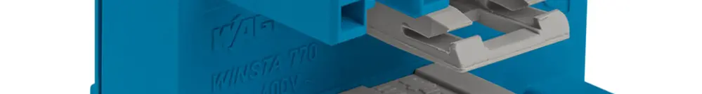 Blocco di distribuzione WINSTA MIDI 5L 1 spina/3 prese, blu 