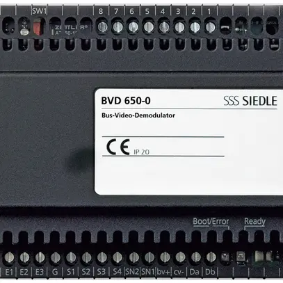 Démodulateur vidéo bus AMD Siedle système bus 107×89×60mm 6UM 