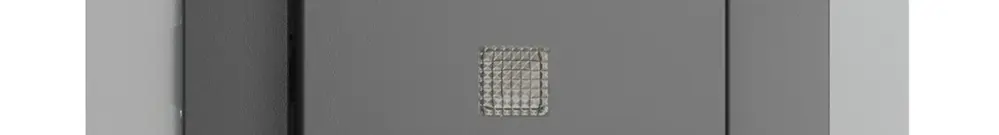 Interr. puls. lum. INC EDIZIOdue 3/1L grigio scuro, con lente, LED giallo 