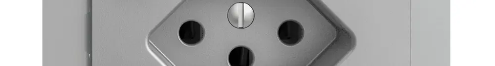 Prise ENC EDIZIOdue T13 FI 30mA FM, silver 