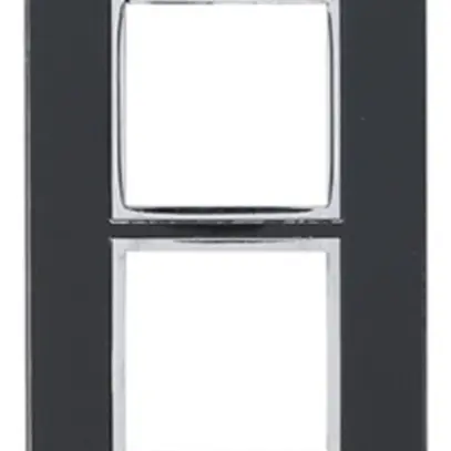 Intestazione INC Legrand Arteor 4×1, verticale, mirror black 