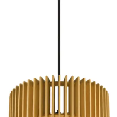 Lampada sospesa SLV WUD cylindrical E27 1×60W diretto Ø250mm marrone 