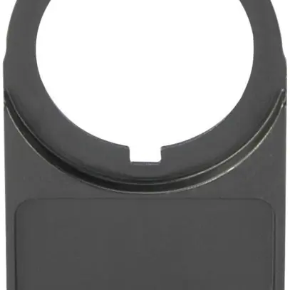Cadre de bouton-poussoir WAGO pour étiquettes pour touche, 27×19mm, noir 