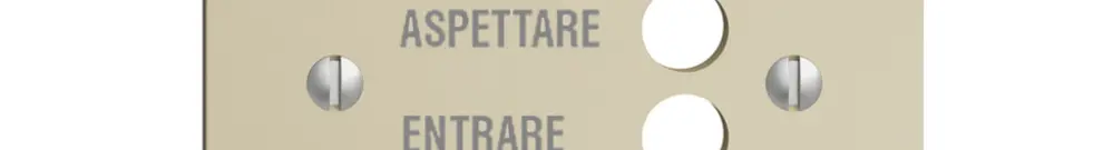 Placca frontale EDIZIOdue vanille italiano 