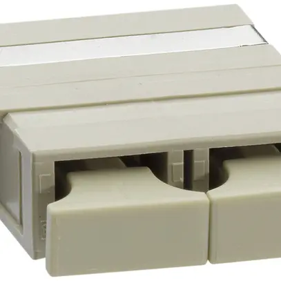 Coupleur FO Hager HMS SC/SC Duplex Multimode beige 