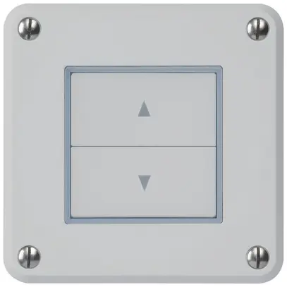 Contact pour stores ENC robusto IP55 gris avec 2 touches de fonction 