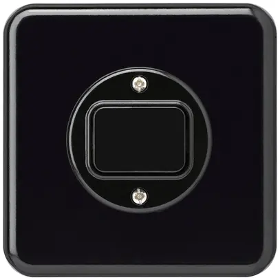 Interrupteur ENC basico 6/1L noir 