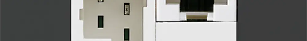 Scatola INC kallysto 1×RJ45u+1×TT83 nero 