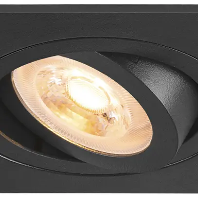 Downlight LED SLV NEW TRIA 75 GU10 1×10W REG 90×90mm nero 