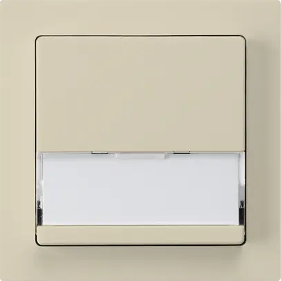 Tasto di suoneria INC A/1L kallysto beige con porta-etichetta 37×15mm 