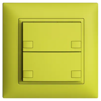 Pulsante KNX RGB INC EDUE FMI, 250mW, s.LED, 2×pulsante, com.2×tasti, lem 
