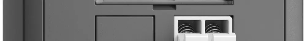 Prise audio AP Push Type EDIZIOdue FX, 1×, kit d'inscription, gris foncé 