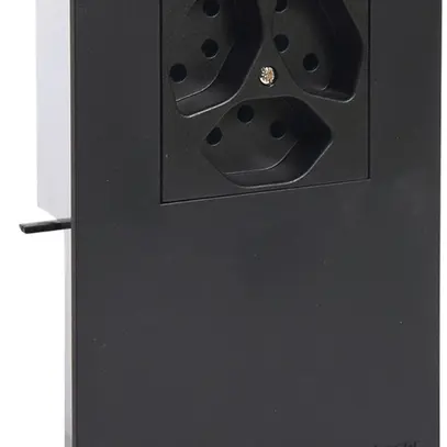 Geräteträger Hager für SL20115 schwarz 3×T13 