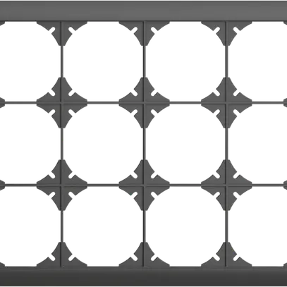 En-tête ENC EDIZIOdue SNAPFIX® 3×4 horizontal 268×208mm gris foncé 