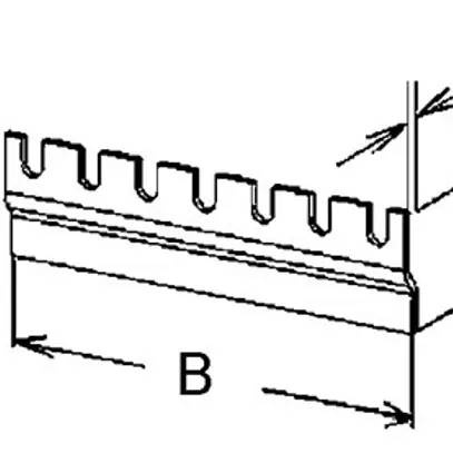 Pettine per cavi EBO 200mm 