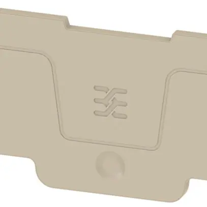 Plaque de fermeture Weidmüller SEP 2C 4mm² 2mm V0 beige 