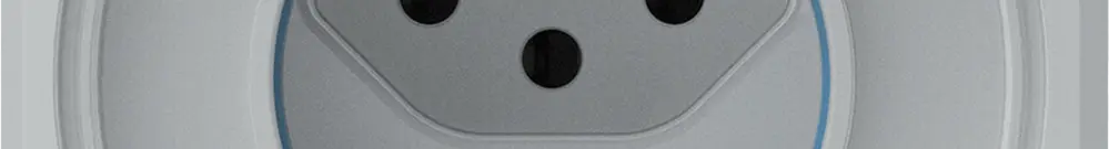 Presa robusto 1×tipo 13 luminoso IP55 grigio chiaro 
