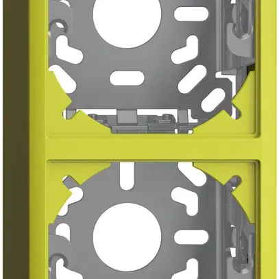 Cappa con piastra di base 2×54mm per combinazione FX verticale/orizzontale lemon 