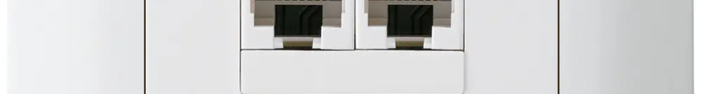Scatola INS kallysto 2×RJ45u separato bianco 