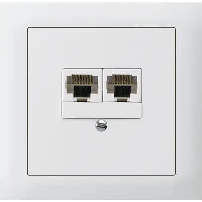 Scatola INS kallysto 2×RJ45u separato bianco 