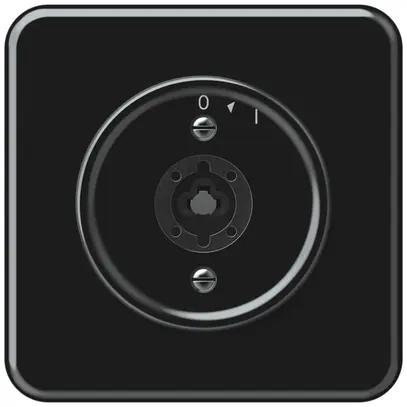 Pulsante rotativo INC origin senza cilindro 1P 0<1 10A 230V 92×92mm nero 