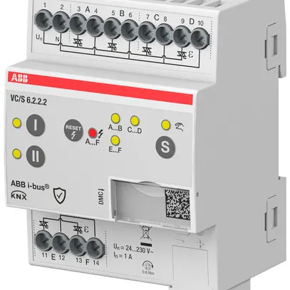 REG-Heizungsaktor KNX ABB VC/S6.2.2.2 6×Ausg 1A 24…230V 4TE 