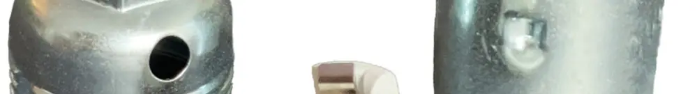 Douille Elektrogros douille à visser E14 zingué blanc 